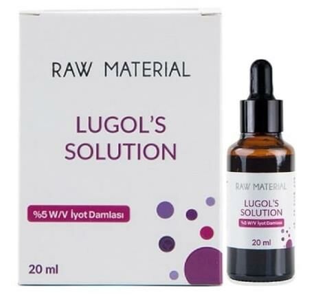 Raw Materıal Lugol Solutıon %5 20ml