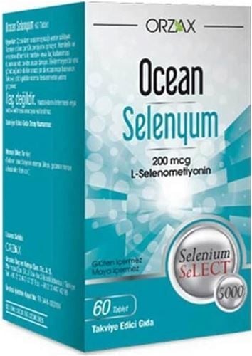 Orzax Ocean Selenyum 200mcg 60 Tablet