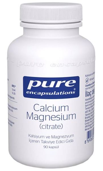 Pure Encapsulations Calcium Magnesium (Citrate) 90 Kapsül