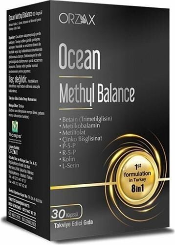 Orzax Ocean Methyl Balance 30 Kapsül
