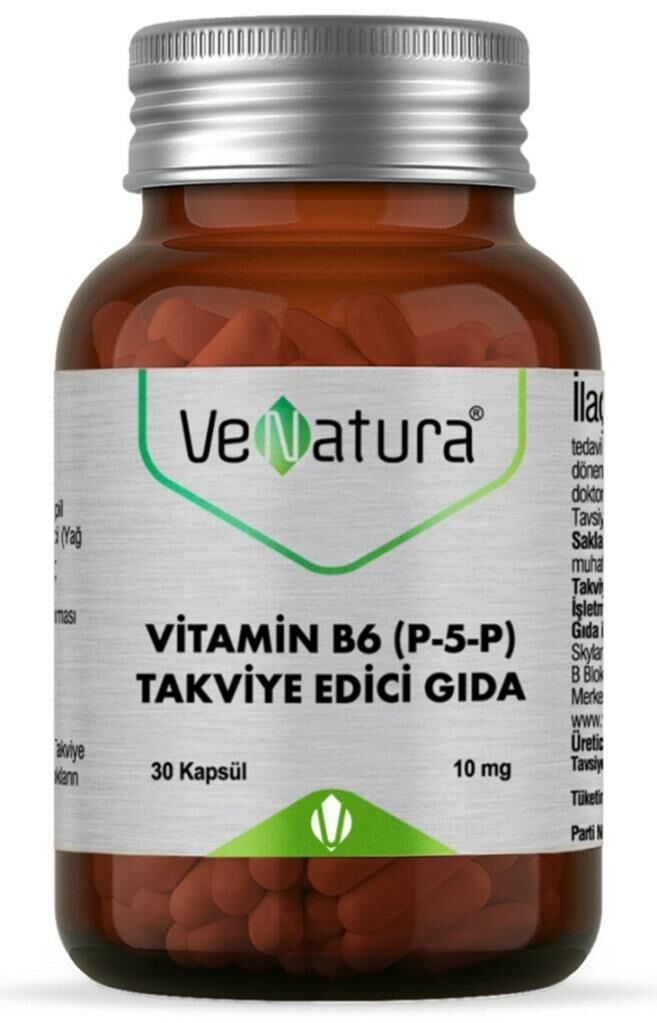 Venatura Vitamin B6 (P-5-P) 30 Kapsül