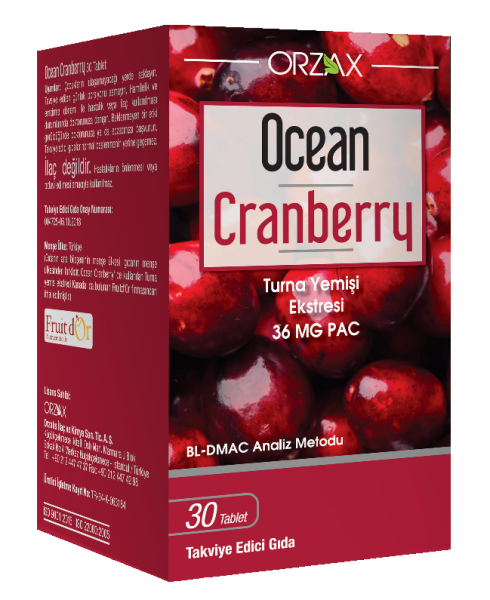 Orzax Ocean Cranberry 30 Tablet