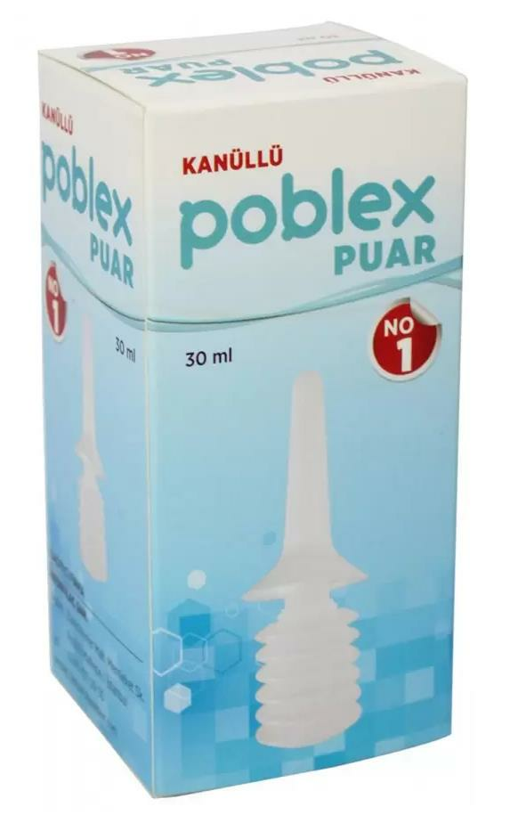 Poblex Puar Kanüllü 30ml |  No:1
