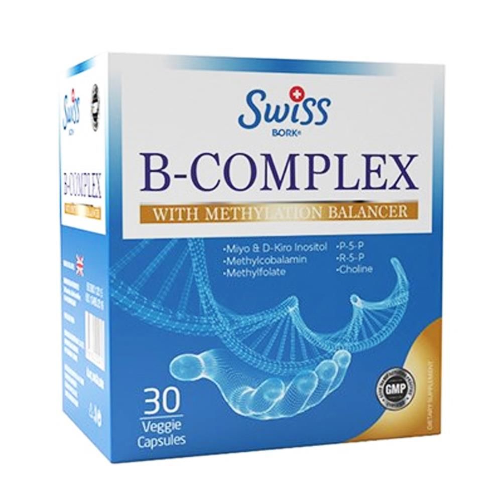 Swiss Bork B-Complex With Methylation Balancer 30 Kapsül