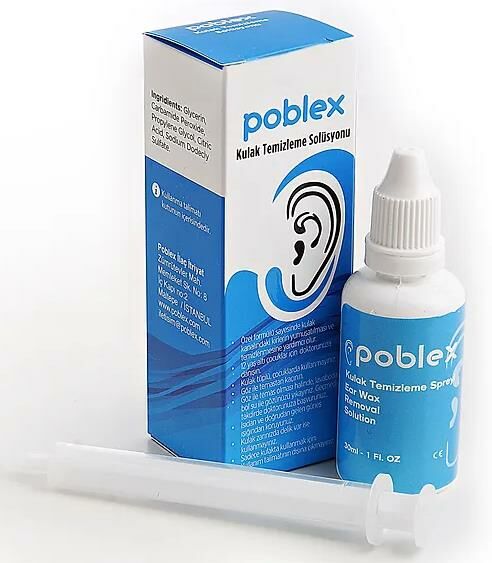 Poblex Kulak Temizleme Solisyonu 30ml