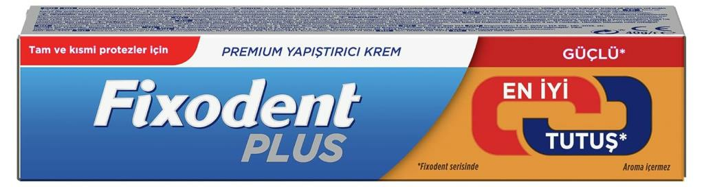 Fixodent Plus Diş Protezi Yapıştırıcı Krem 40gr