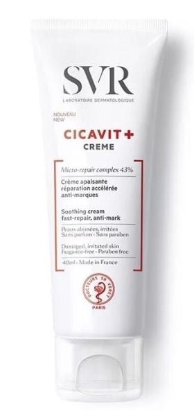 SVR Cicavit+ Creme 40ml | Tahriş Olmuş Ciltler İçin Bakım Kremi