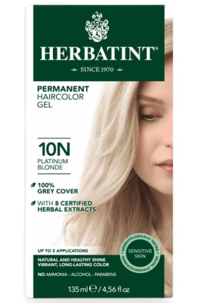 Herbatint 10N Platinum Blonde Hair Color | Platin Sarı Saç Boyası