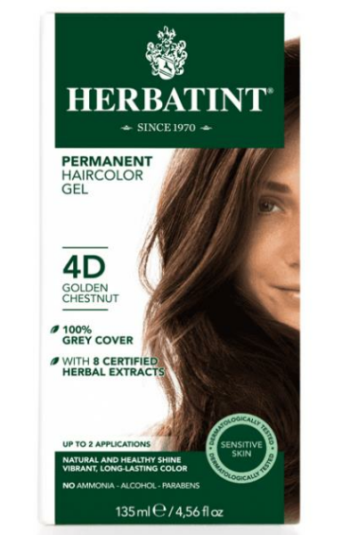 Herbatint 4D Golden Chestnut Hair Color | Altın Kestane Saç Boyası