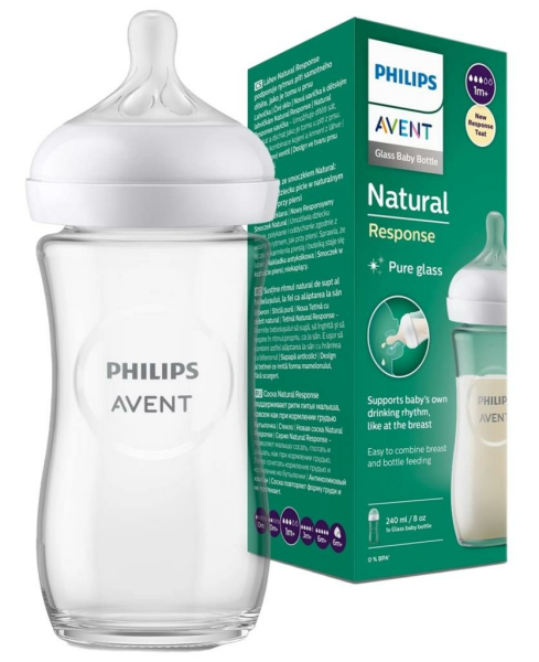 Philips Avent Biberon Cam Natural Response 240ml | 1 Ay Üzeri SCY933 01