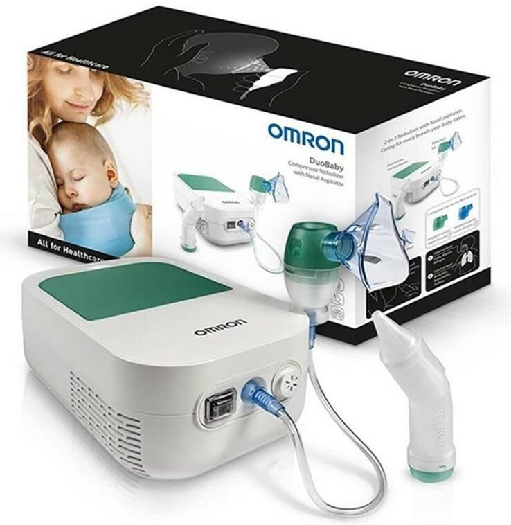 Omron Duobaby NE-C301-E Nazal Aspiratörlü Kompresörlü Nebülizatör