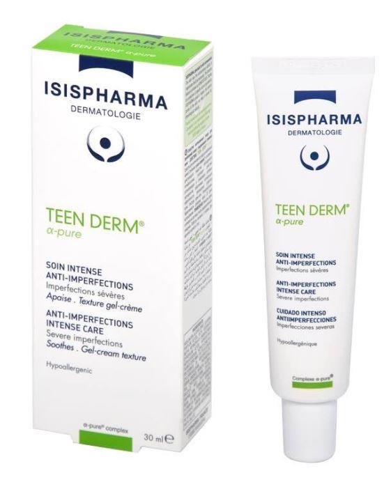 Isıs Pharma Teen Derm α-pure 30ml | Kusursuzlaştırıcı Yoğun Bakım Kremi