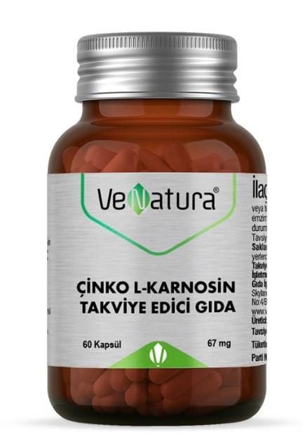 Venatura Çinko L-Karnosin 60 Kapsül