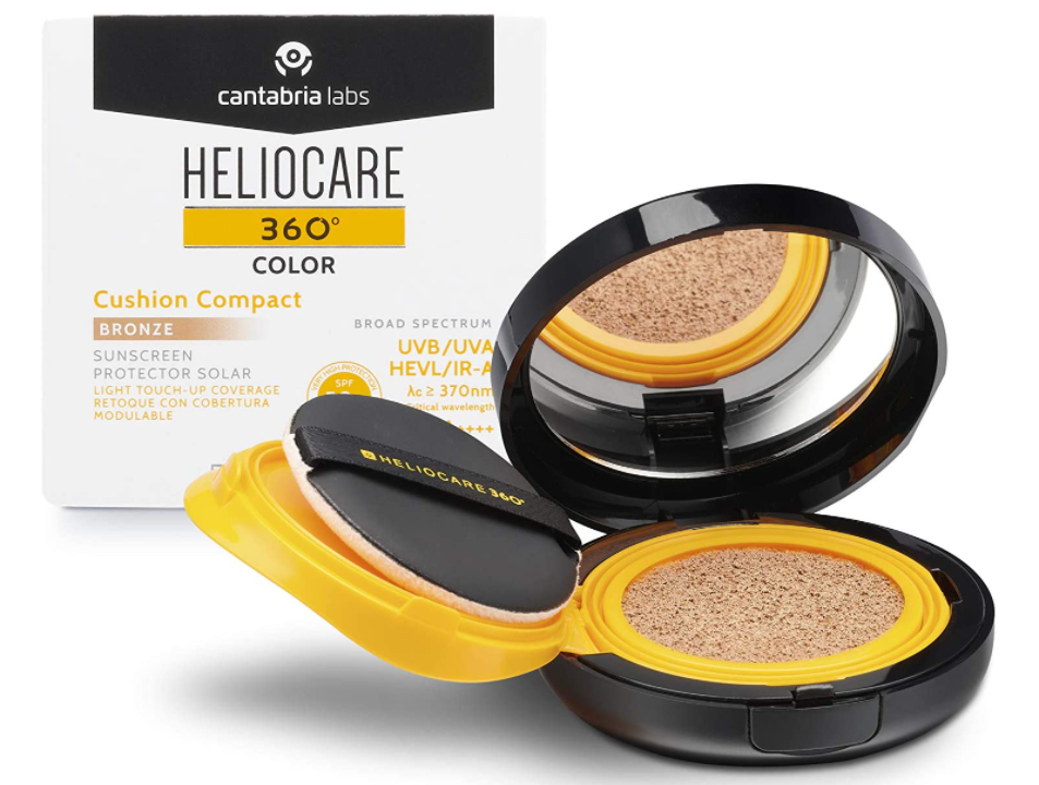 Heliocare 360 Color Cushion Compact Bronze SPF50+ 15gr | Kompakt Fondöten