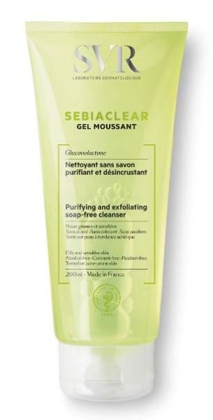 SVR Sebiaclear Foaming Gel 200ml | Yağlı ve Hassas Ciltler İçin Temizleme Jeli