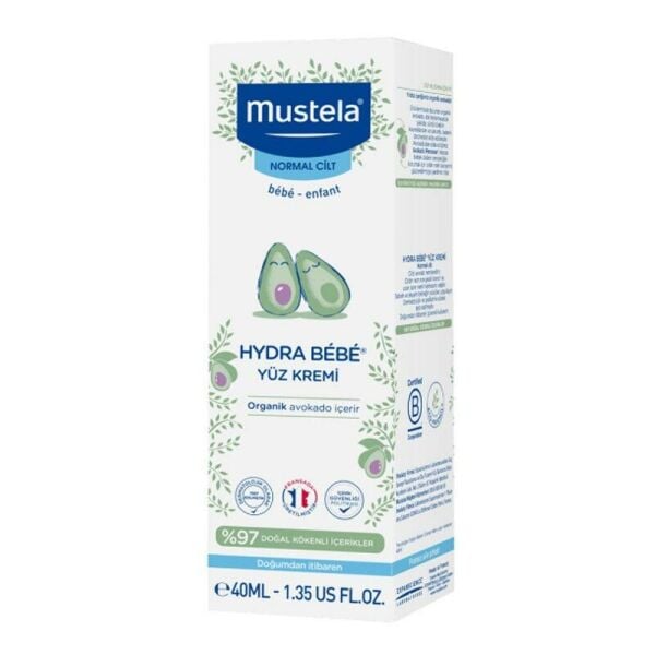 Mustela Hydra Bebe Face 40ml | Yüz Kremi