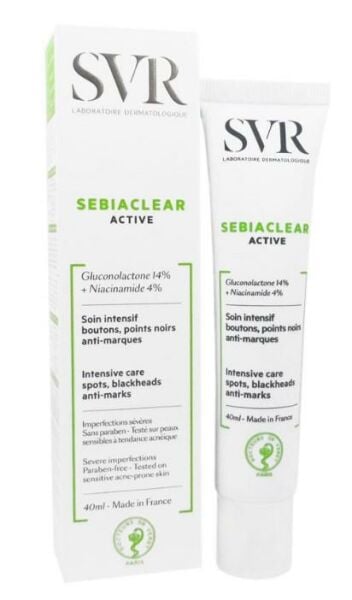 SVR Sebiaclear Active Gel 40ml | Akne ve Siyah Nokta Kremi