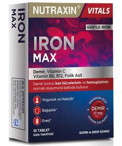 Nutraxin Iron Max 30 Tablet