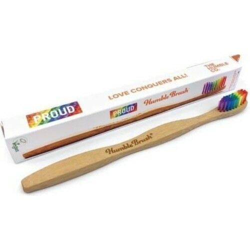 Humble Brush Adult Soft Proud Bambu Diş Fırçası | Gökkuşağı