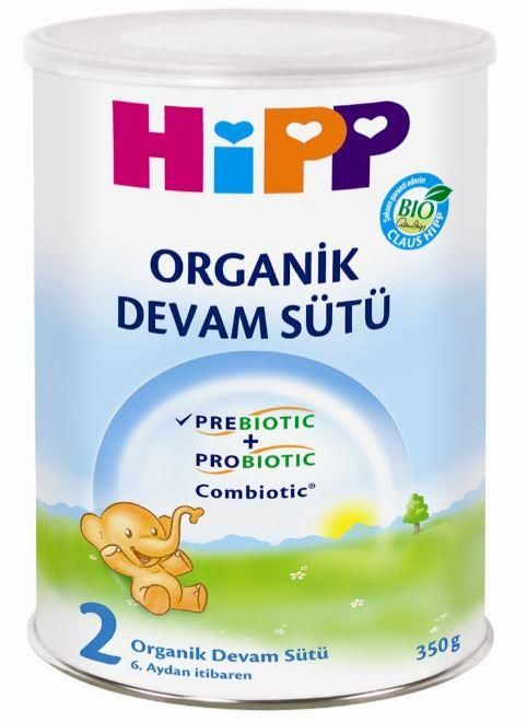 Hipp Combiotic Organik Bebek Sütü 2 350gr | 6-10 Ay Bebek Devam Sütü