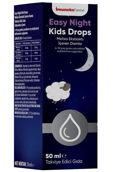 İmuneks Farma Easy Night Kids Drops 50ml