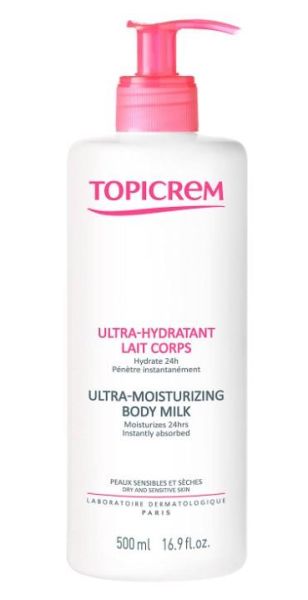 Topicrem Ultra Moisturizing Body Milk 500ml | Nemlendirici Vücut Sütü
