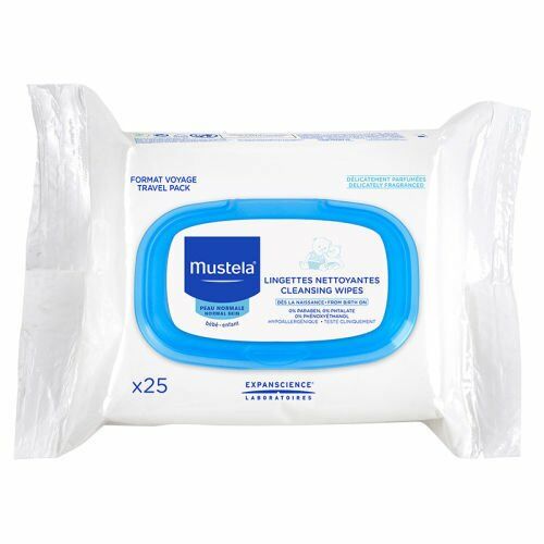 Mustela Clean & Soothing Wipes 25 Adet | Yüz Temizleme Mendili