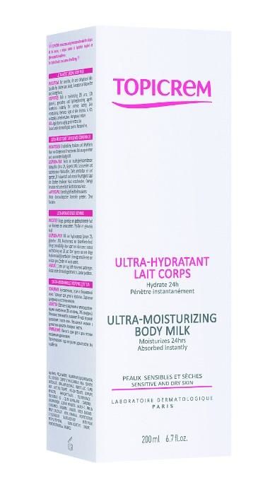 Topicrem Ultra Moisturizing Body Milk 200ml | Nemlendirici Vücut Sütü