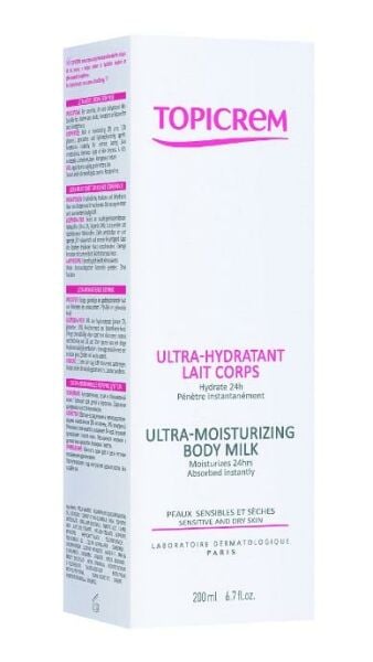 Topicrem Ultra Moisturizing Body Milk 200ml | Nemlendirici Vücut Sütü