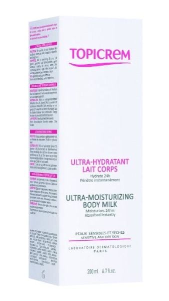Topicrem Ultra Moisturizing Body Milk 200ml | Nemlendirici Vücut Sütü