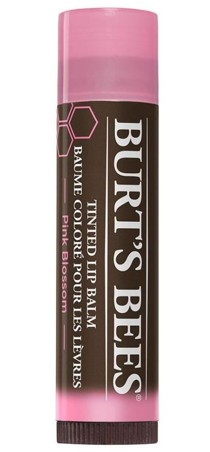 Burt's Bees Tinted Lip Balm Pink Blossom 4,25gr | Doğal Renkli Dudak Kremi