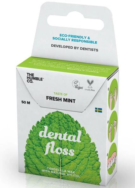 Humble Dental Floss Fresh Mint 50m| Diş İpi Taze Nane Tadında