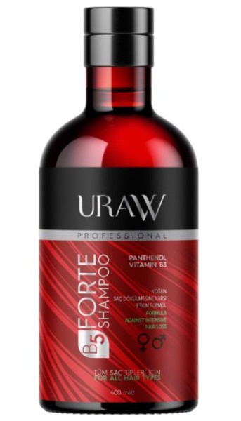 Uraw B5 Forte Hair Shampoo 400ml