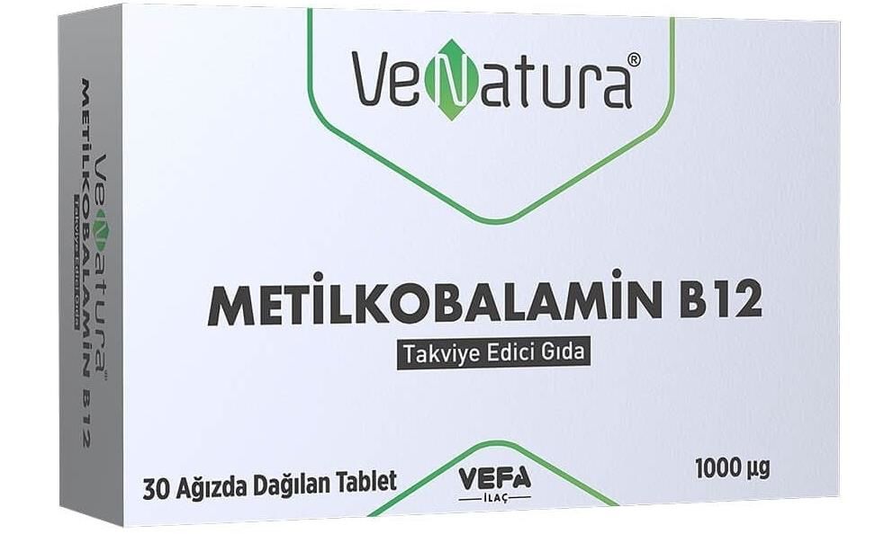 Venatura Metilkobalamin ODT Vitamin B12 1000mcg 30 Tablet