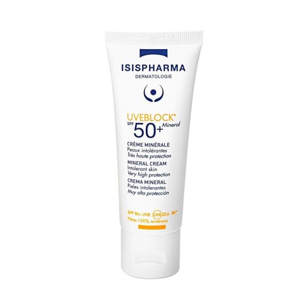 Isis Pharma Uveblock SPF50+ Mineral Cream 40ml