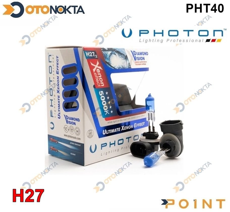 FAR AMPULU BEYAZ ISIK 12V H27 PHOTON