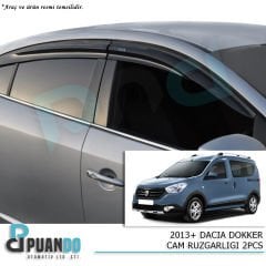 2013+ DACIA DOKKER CAM RUZGARLIGI 2PCS