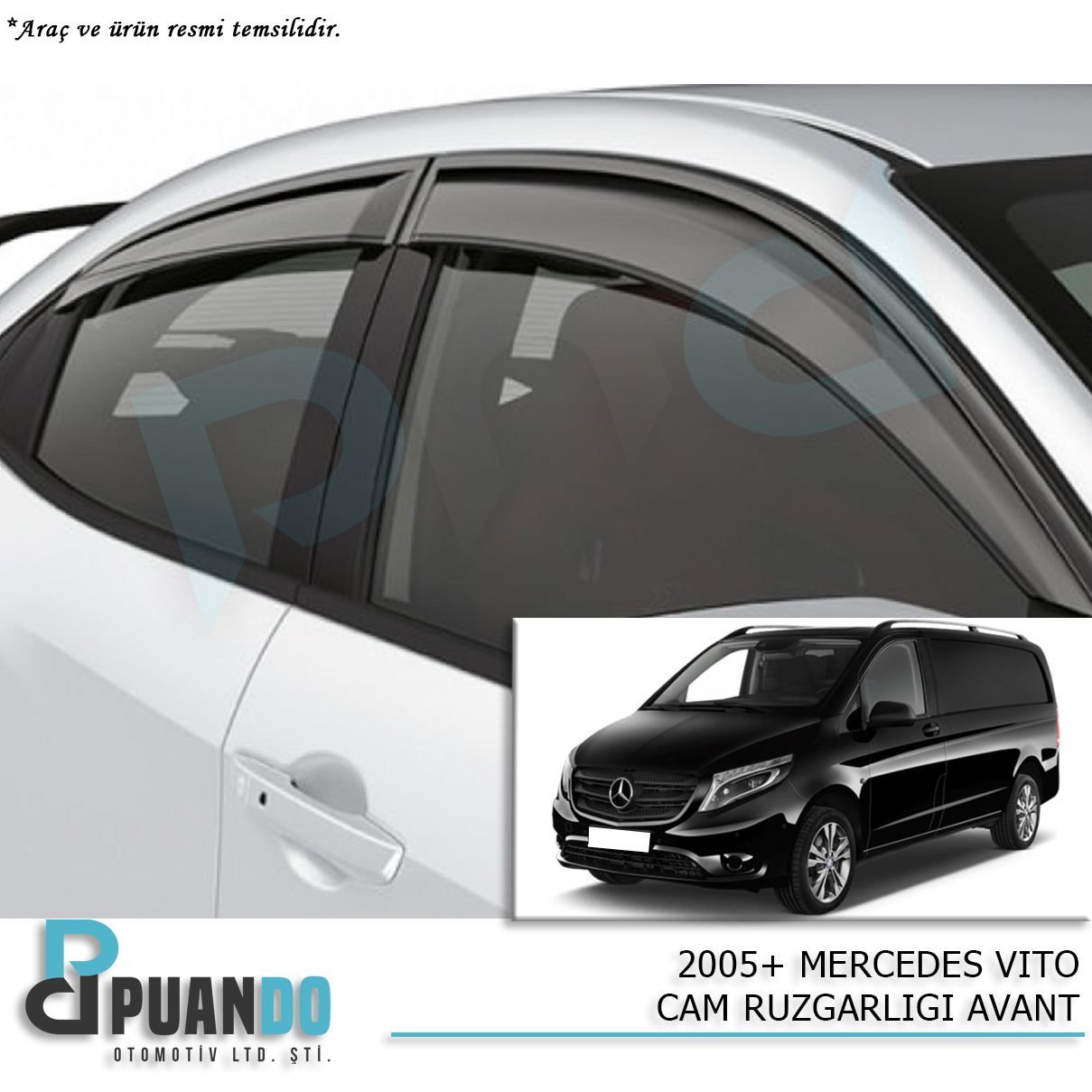 2005+ MERCEDES VITO CAM RUZGARLIGI AVANT