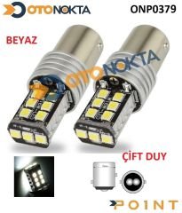 AMPUL 93 CIFT DUY 15 LED BEYAZ 12V POINT