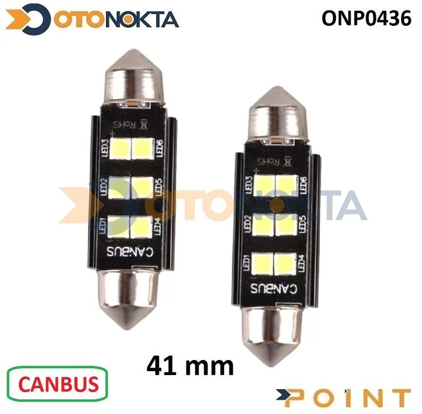 SOFIT AMPUL 6 LED 41MM CANBUS BEYAZ POINT