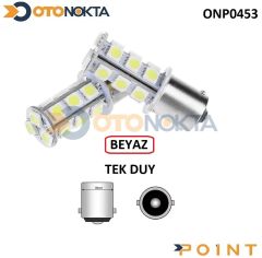 AMPUL 93 TEK DUY NORMAL 15 LED BEYAZ 12V POINT