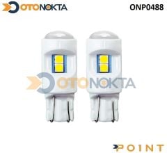 PARK AMPULU T10 SERAMIK 6 LED BEYAZ POINT