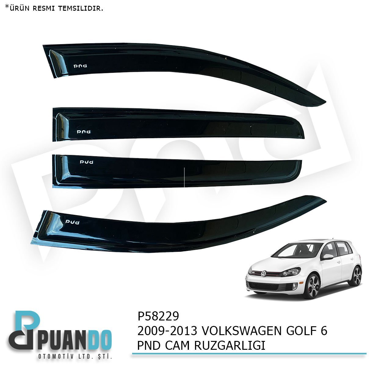 2009-2013 VOLKSWAGEN GOLF 6 PND CAM RUZGARLIGI