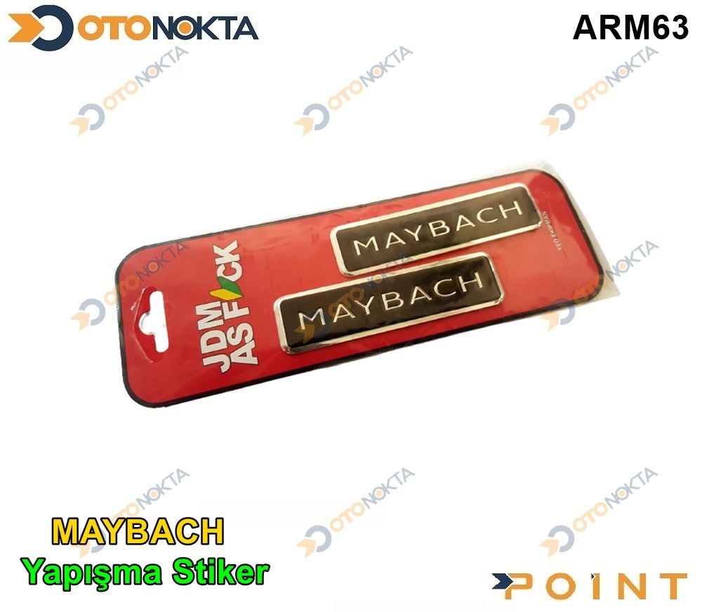 ARMA STICKER MAYBACH YAZISI