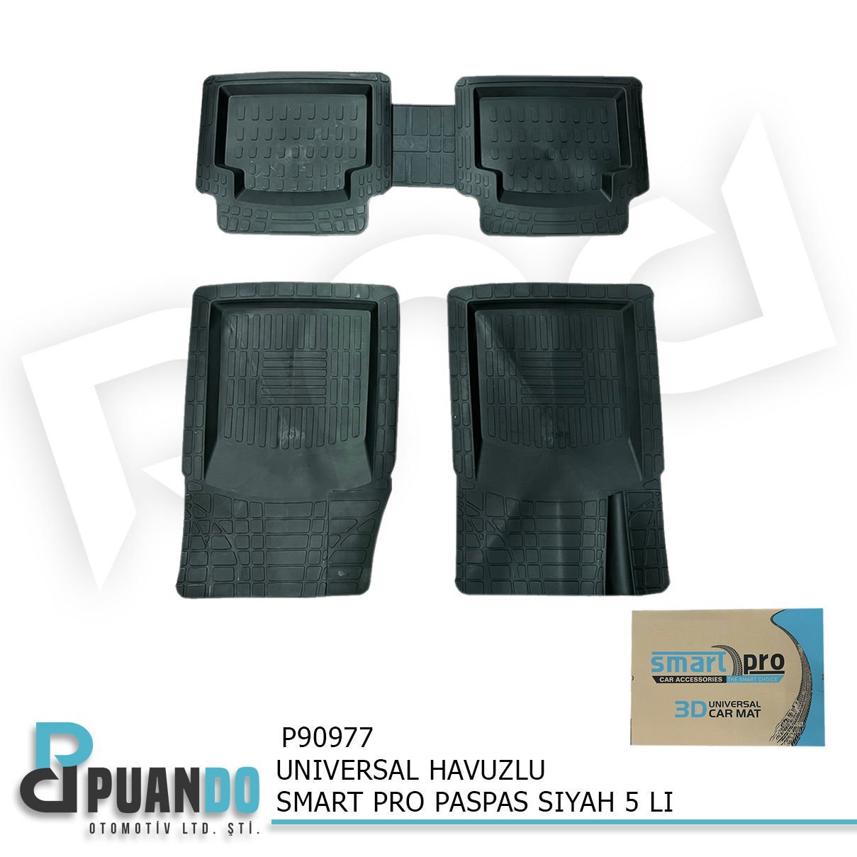 UNIVERSAL HAVUZLU SMART PRO PASPAS SIYAH 5 LI