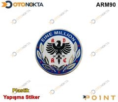 ARMA STICKER ADAC EINE MILLION 90MM