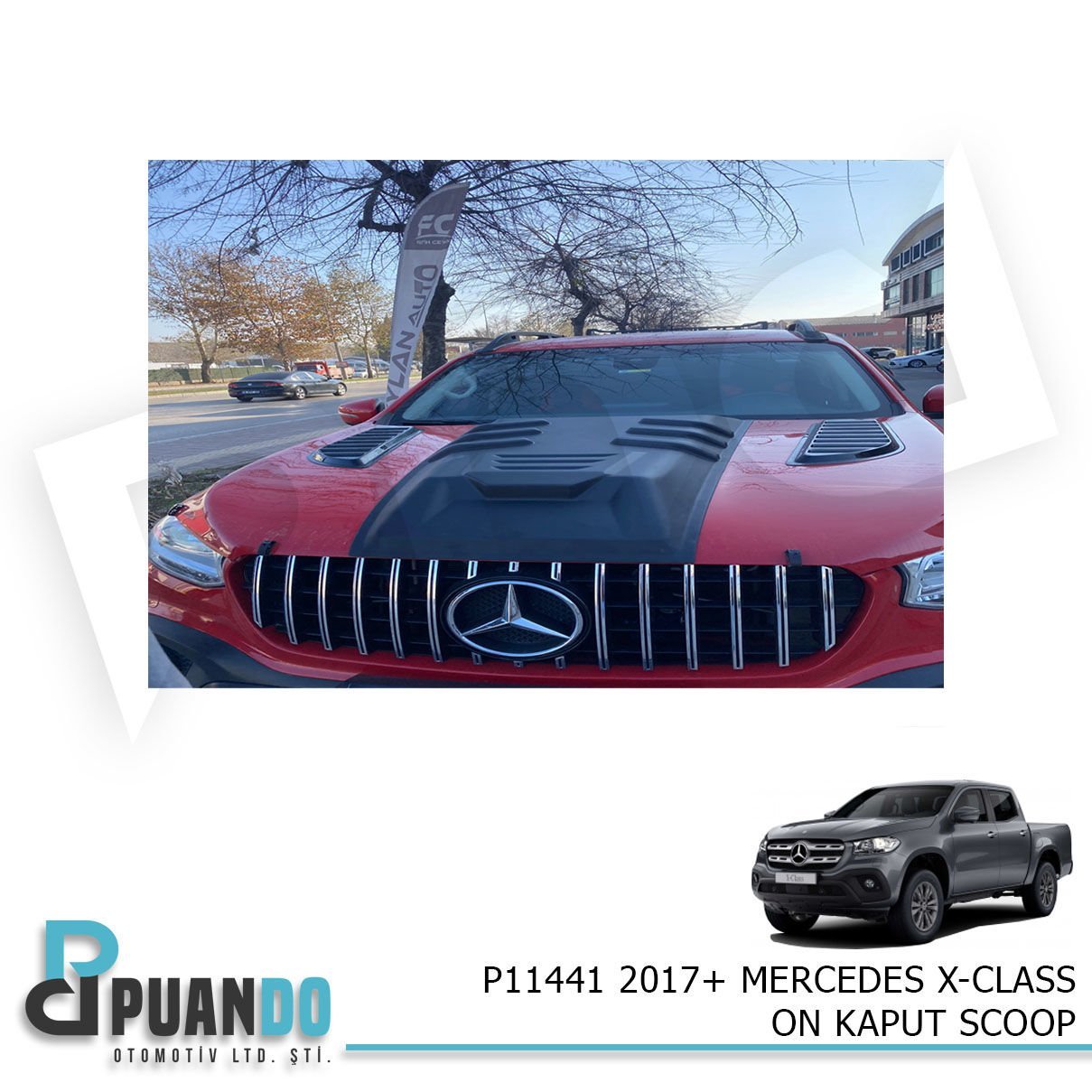 2017+ MERCEDES X-CLASS ON KAPUT SCOOP