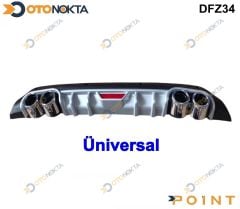 DIFUZOR ARKA UNIVERSAL MODEL 14 GRI SIYAH POINT