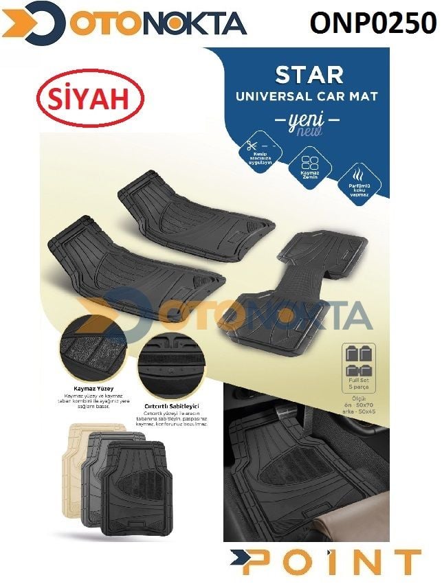 PASPAS UNIVERSAL STAR HAVUZLU SIYAH PROMATS