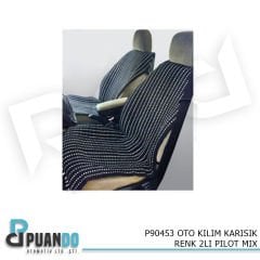 OTO KILIM KARISIK RENK 2LI PILOT MIX